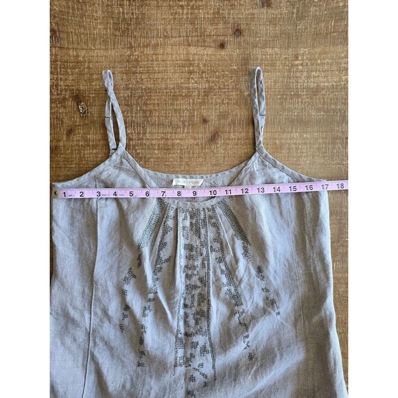Eileen Fisher organic linen strapped tank women's size small - Picture 7 of 7